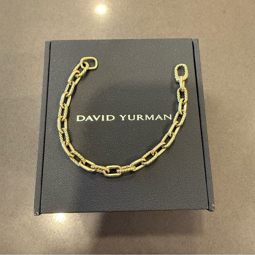David Yurman Gold Link Bracelet